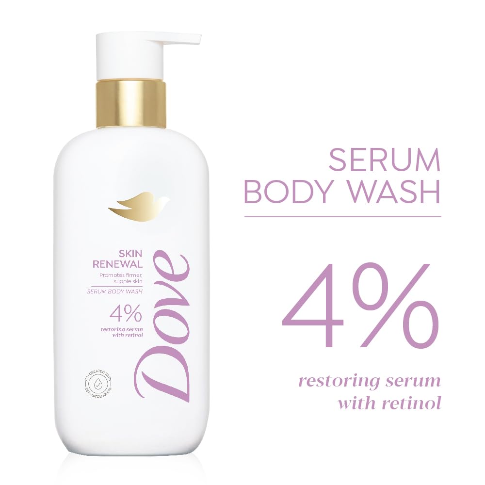 Dove 4% Restoring Serum With Retinol Skin Renewal Bodywash - 300 ml