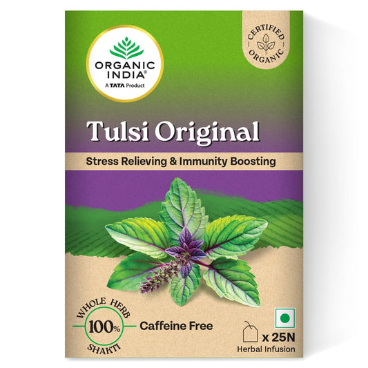 A TATA Product - Organic India Tulsi Original - 25 Tea Bags