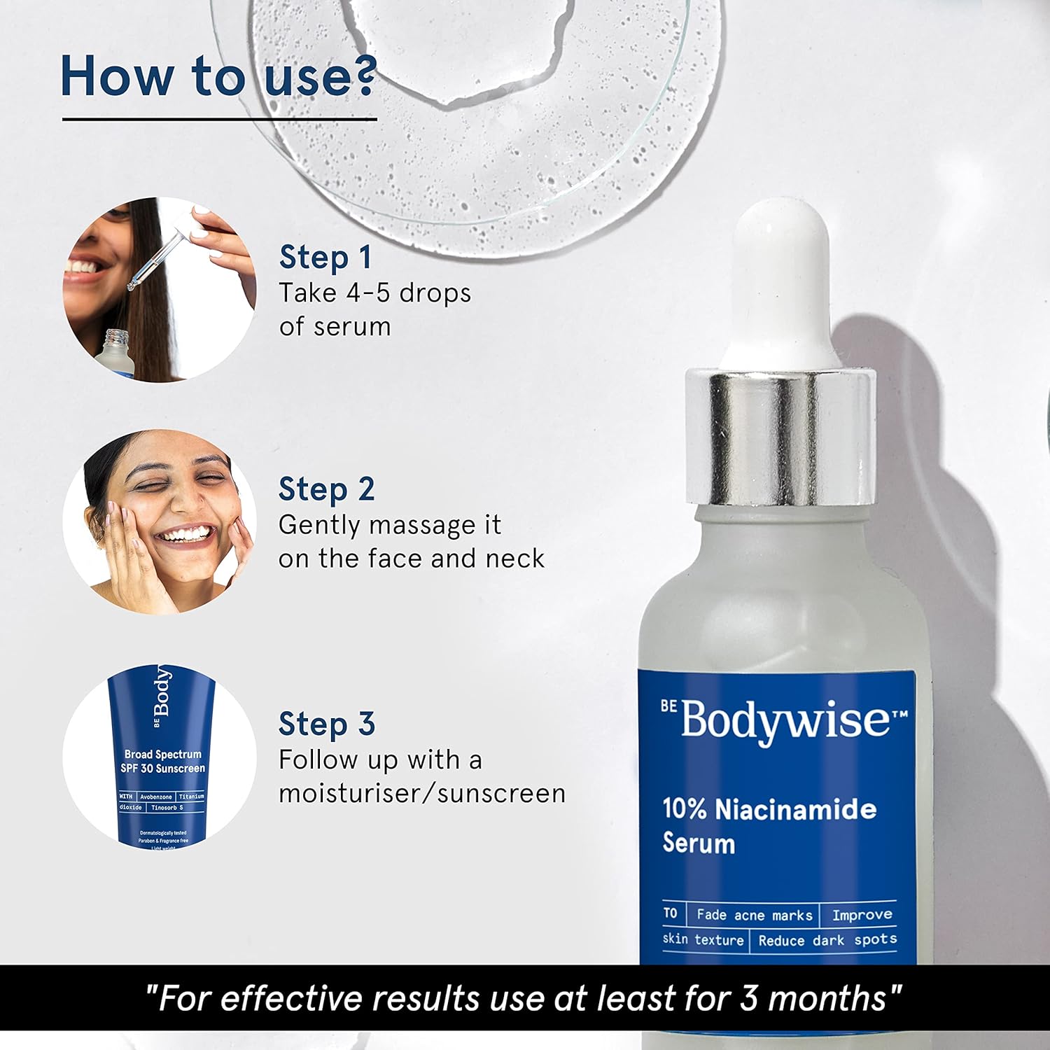 BeBodywise Acne Marks Reduction Face Serum - 30 ml