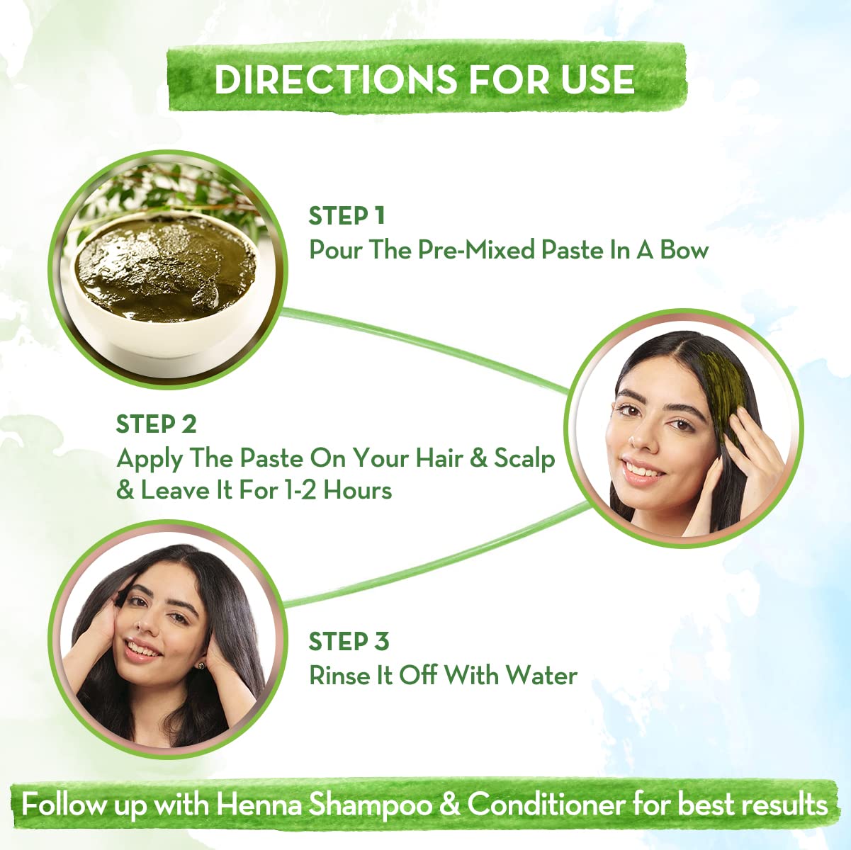 Mamaearth Natural Henna Paste For Rich Naturally Colored Hair - 200 gm