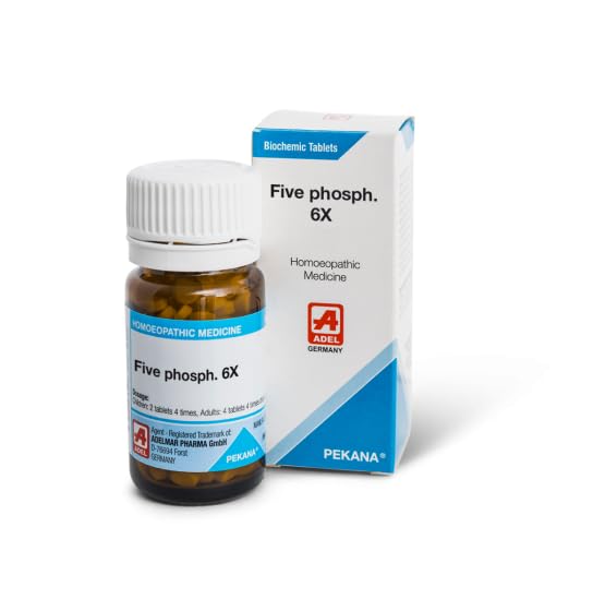 Adel Germany Homeopathic Five Phos Biochemic Tablet 6x for anxiety relieve stress weight loss headache