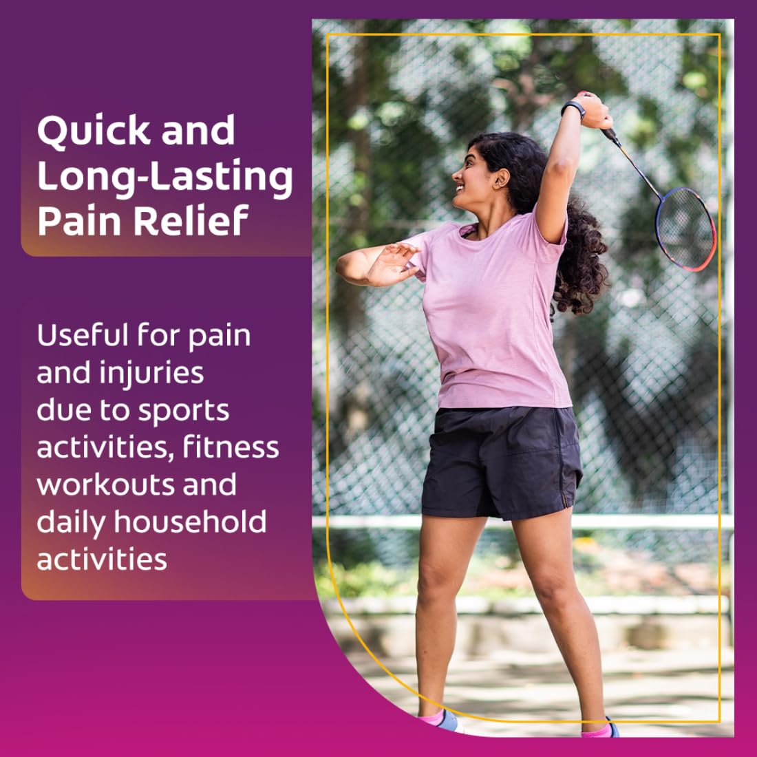 Moov Fast Pain Relief Cream - 50g | Suitable for Back Pain, Muscle Pain, Joint Pain, Knee Pain | 100% Ayurvedic Formula