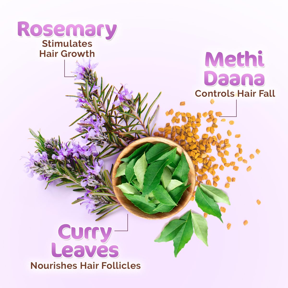 Mamaearth Rosemary Hair Growth Oil with Rosemary & Methi Dana - 150 ml