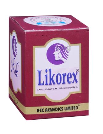 Rex Remedies Likorex Pills - 40 pills - Pack of 3