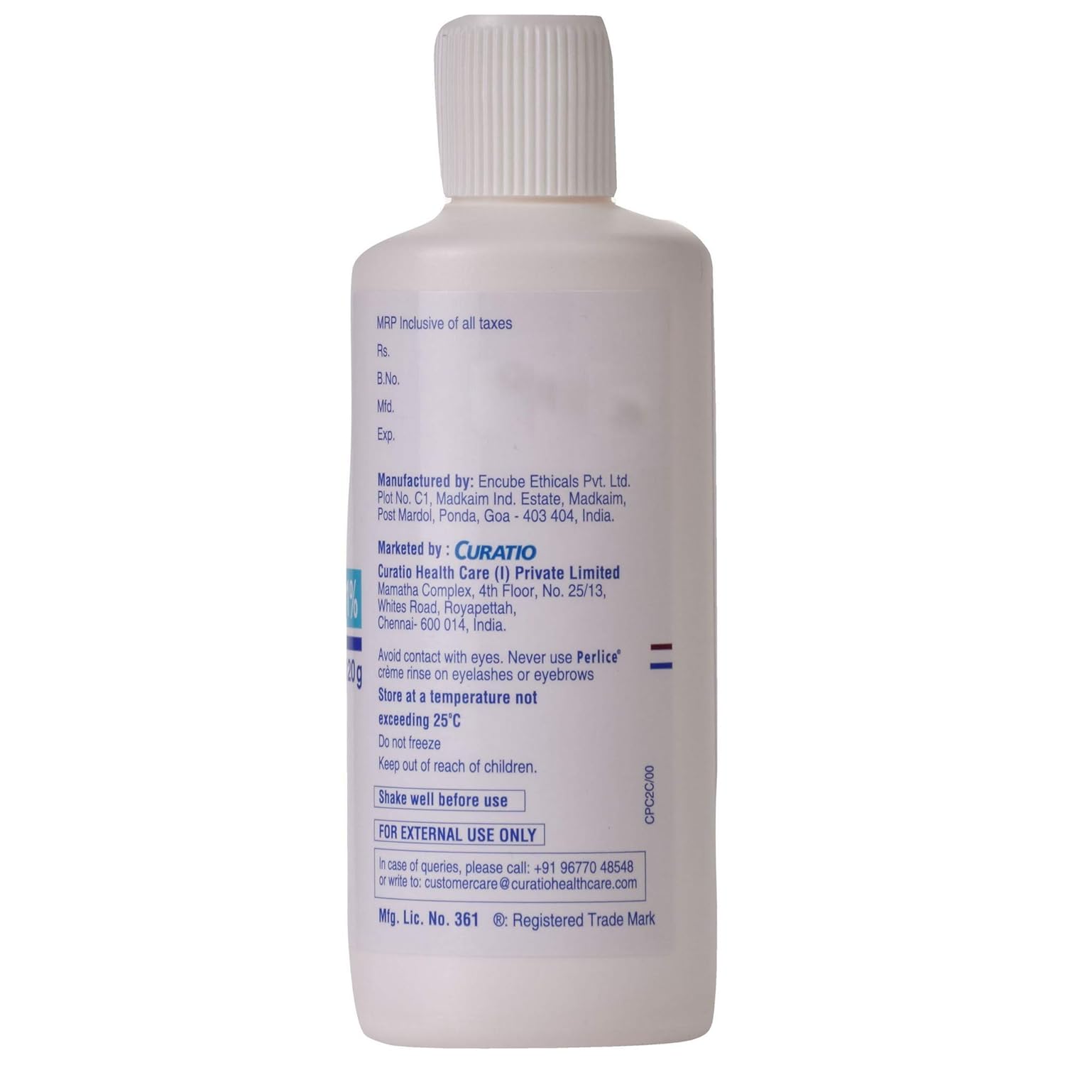 Perlice Permethrin Cream 120 gm