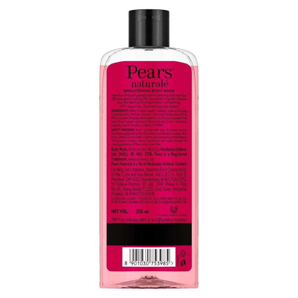 Pears Naturale Brightening Pomegranate Body Wash - 250 ml