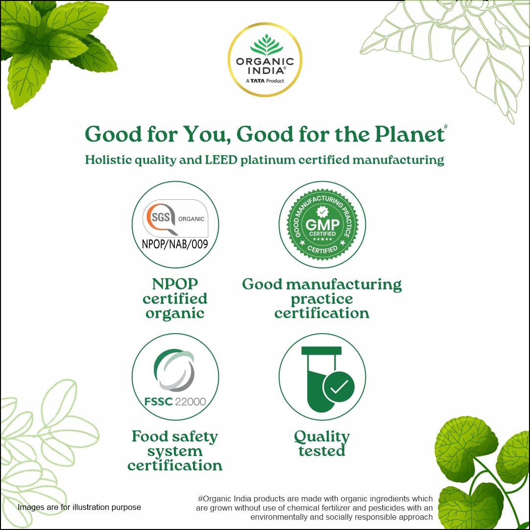 A TATA Product - Organic India Neem Blood Purifier - 60 Veg Capsules
