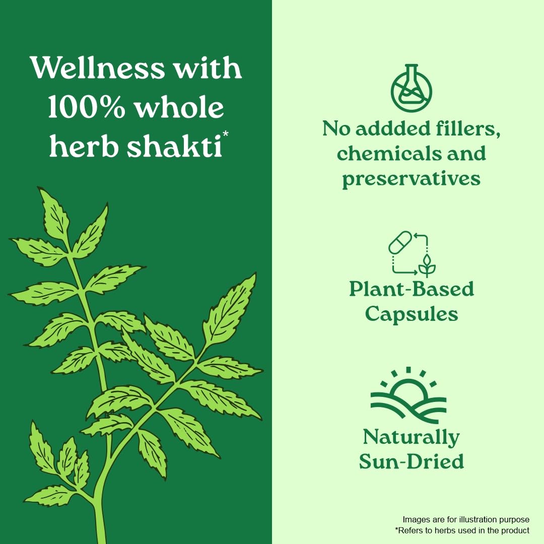 A TATA Product - Organic India Neem Blood Purifier - 60 Veg Capsules