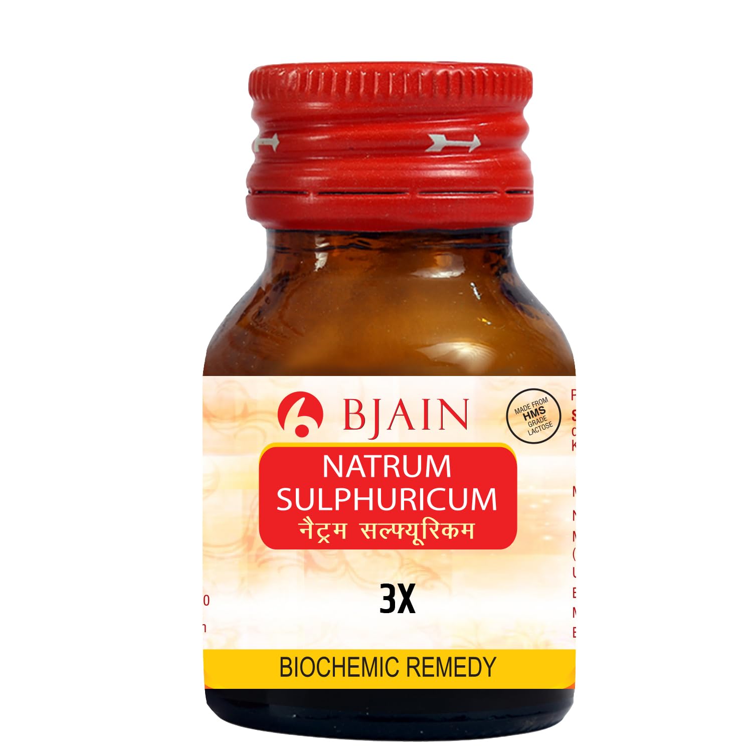 Bjain Homeopathy Natrum Sulphuricum Biochemic Tablet - 3X - 25 gm