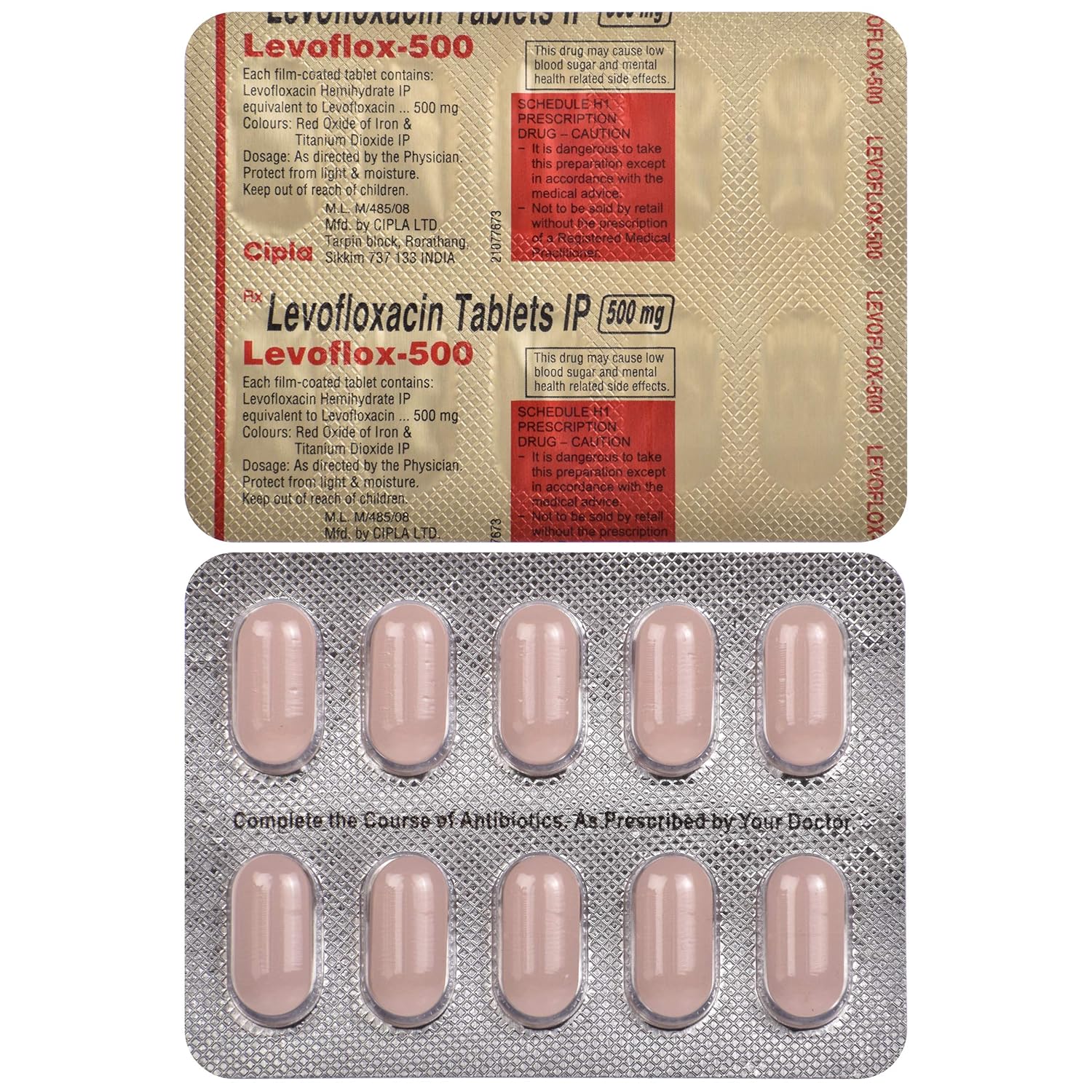 Levoflox 500 Tablet – 10 Tablets for Bacterial infections