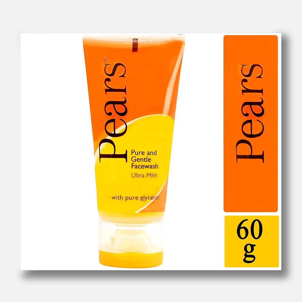 Pears Pure And Gentle Facewash - 60 gm