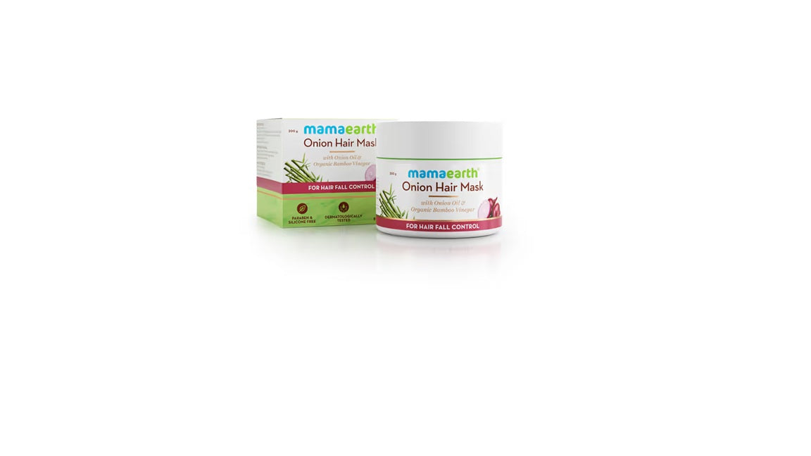 Mamaearth Onion Hair Mask For Hairfall Control - 200 ml