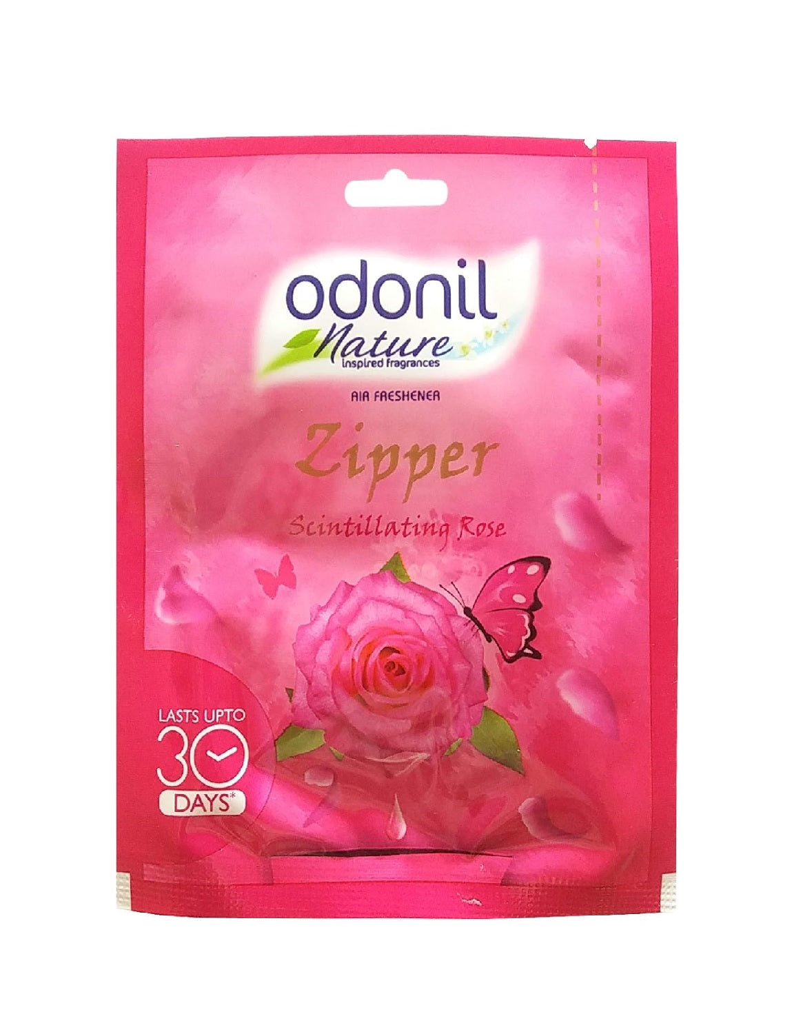 Odonil Nature Zipper Air Freshener | Citrus, LAVander, Rose, ALLuring, Jasmine Blocks | (6 x 10 g)