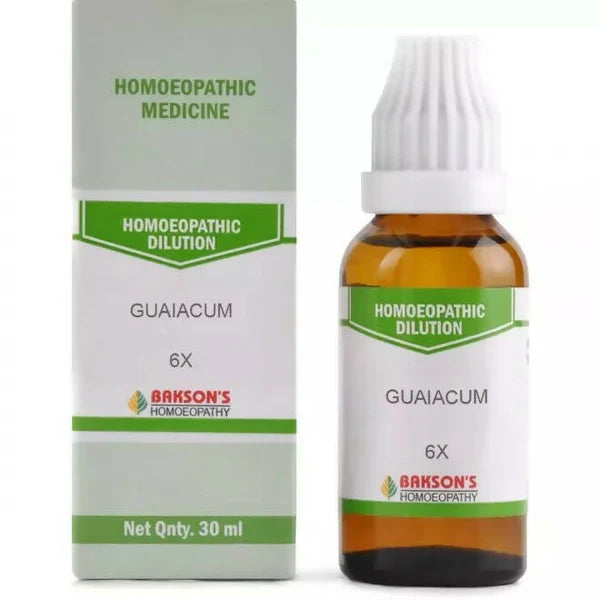 Bakson's Homeopathy Guaiacum Dilution - 30 ml - 6X