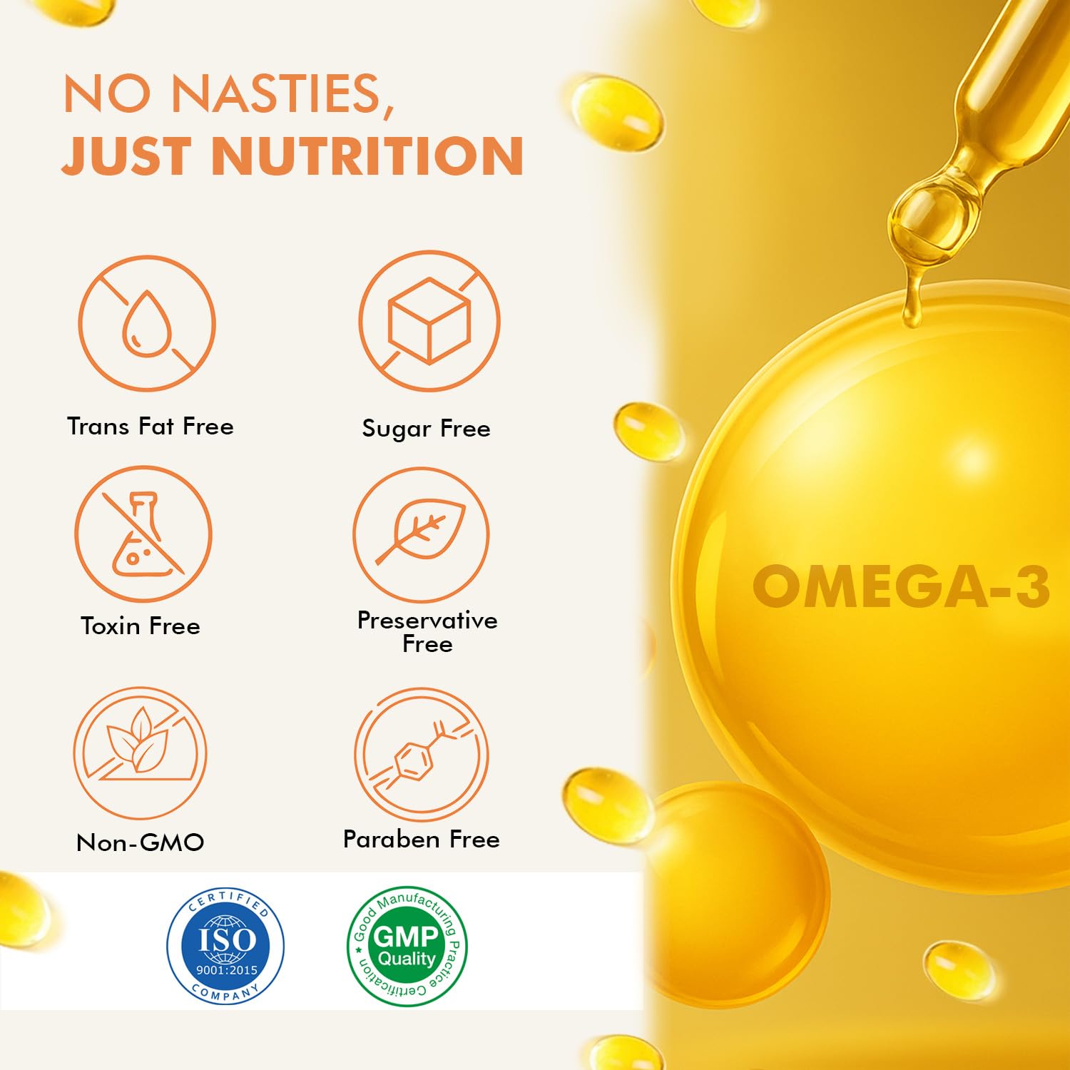 Dr. Morepen COD Liver Oil Capsules | Finest Natural Omega 3, EPA & DHA | Pack of 100 Softgels