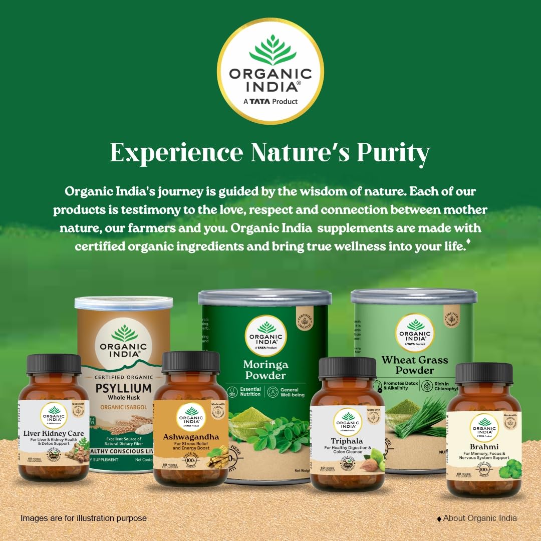 A TATA Product - Organic India Neem Blood Purifier - 60 Veg Capsules