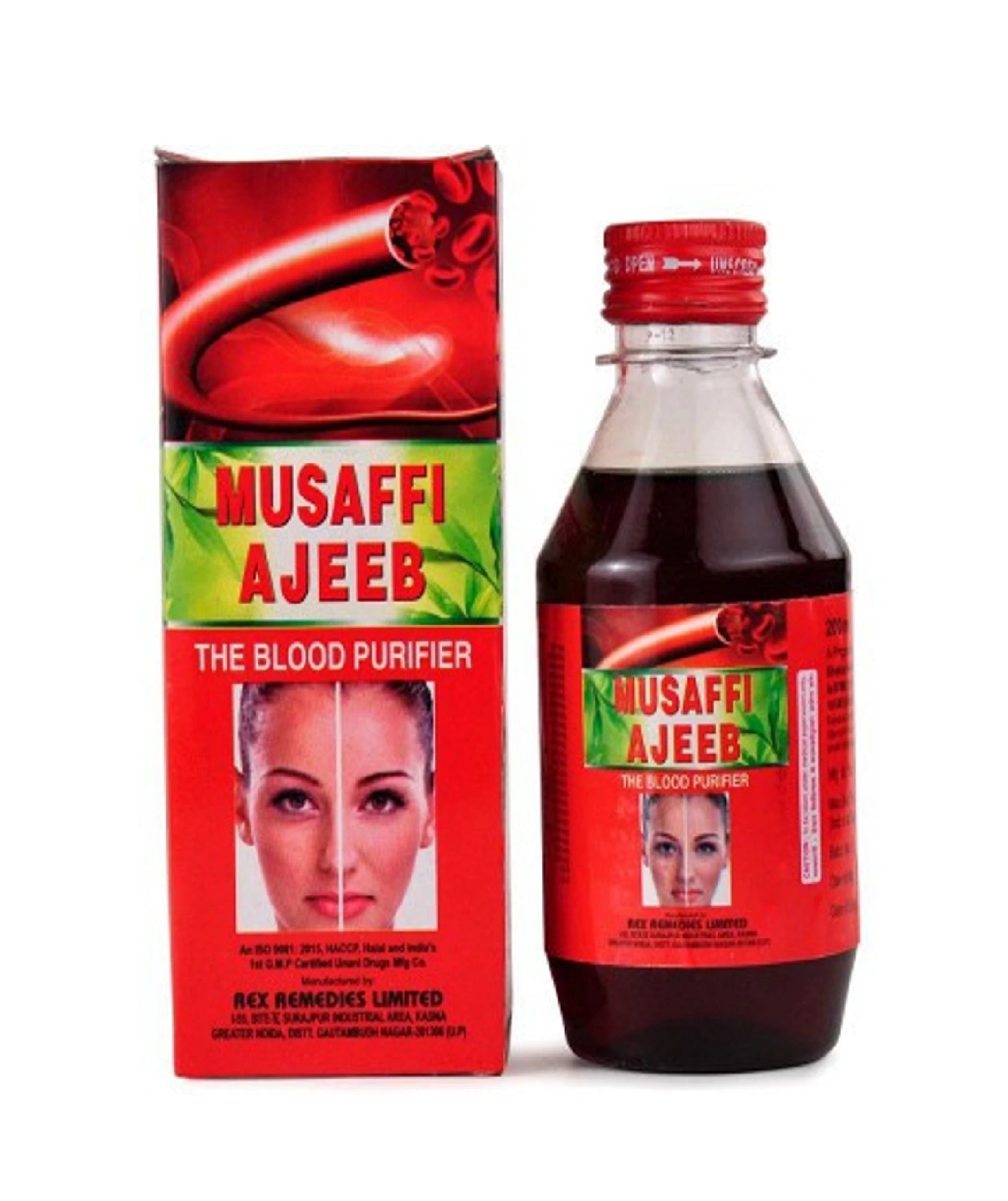 Rex Remedies Musaffi Ajeeb Syrup - 200 ml (Pack of 2)