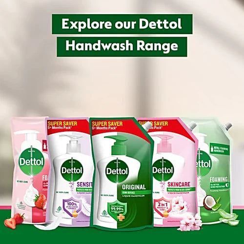 Dettol Skincare Handwash, 175 ml Refill Pack