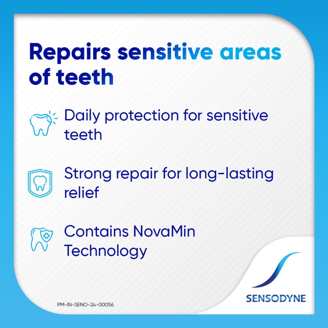 Sensodyne Toothpaste Repair and Protect | Tooth Paste for Daily Sensitivity Protection, Long-lasting Relief | Combo Pack - 140gm (70gm x 2) |