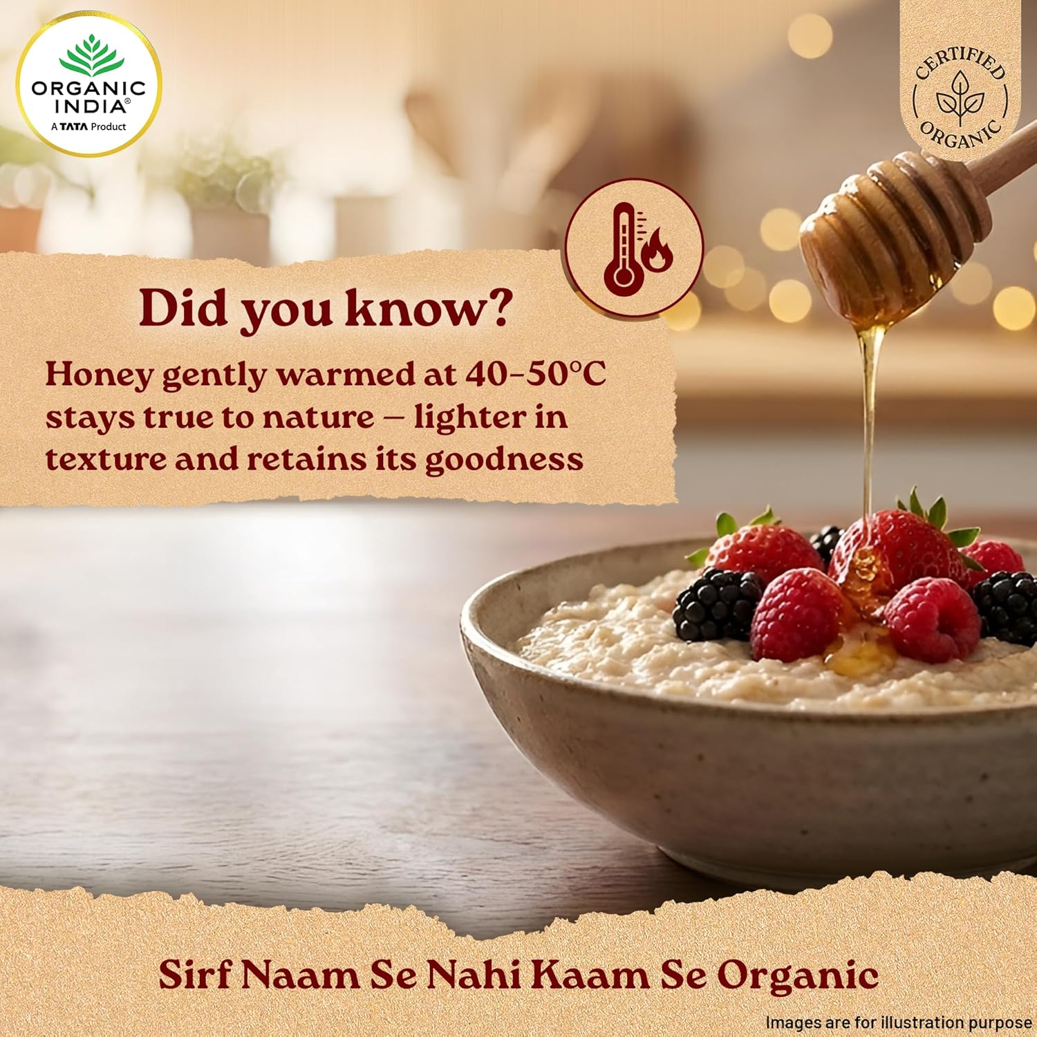 ORGANIC INDIA Himalayan Multi Floral Honey 250g