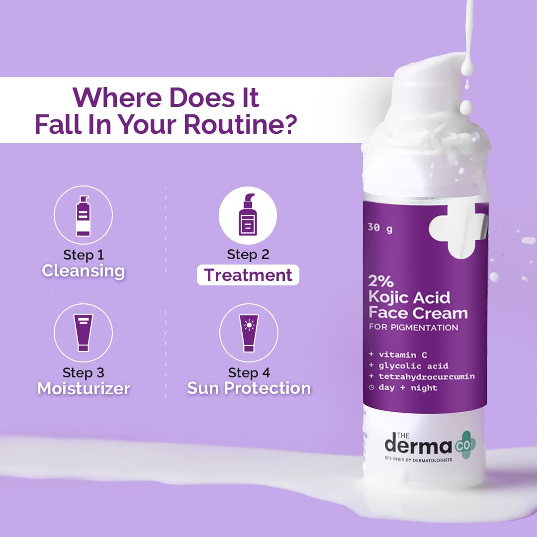 The Derma Co 2% Kojic Acid Cream Face Serum - 30 ml