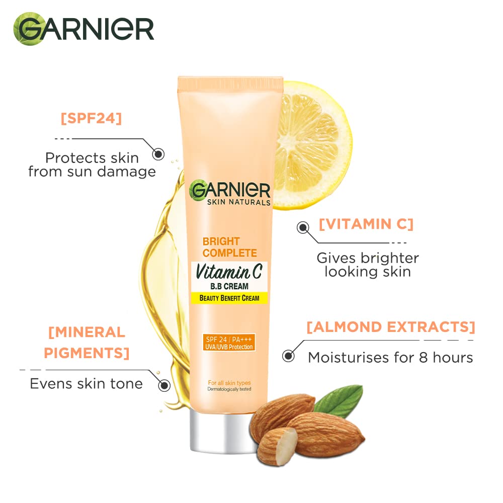 Garnier Bright Complete Vitamin C B.B Cream - 30 gm