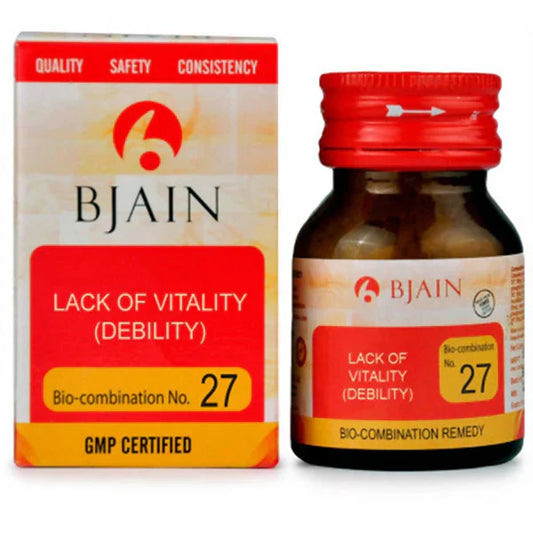 Bjain Homeopathy Bio Combination No.27 Tablet - 25 Gm
