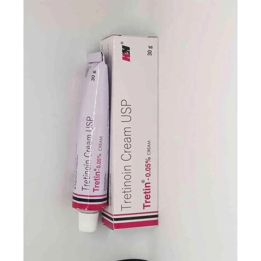Tretin 0.05% Cream (30gm) For Manage Acne, Wrinkles, Skin Spots