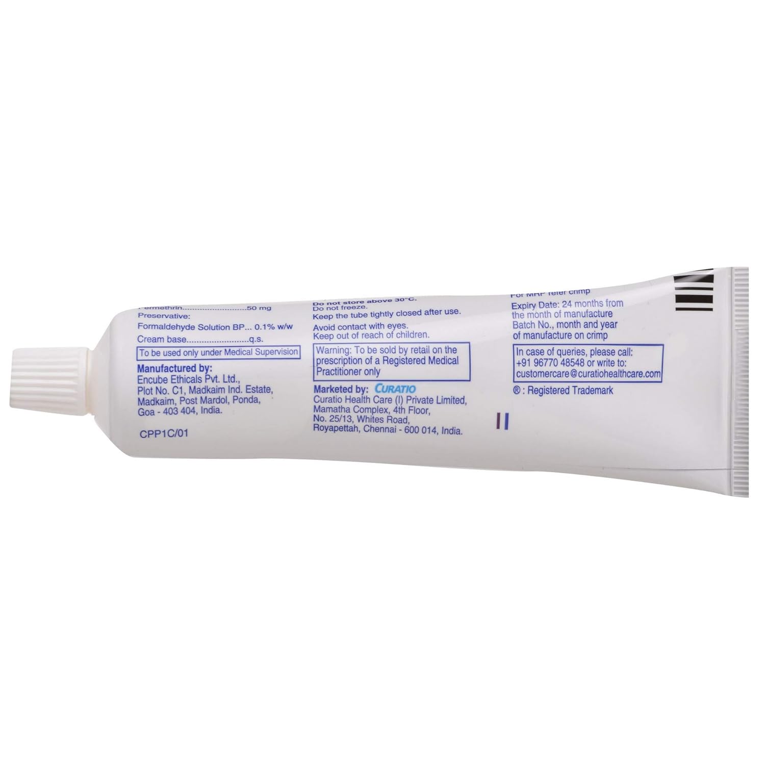 Permite 5 % Cream 60 gm (Permethrin Cream)