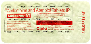 Amlopres-AT Tablet – 15 Tablets for Hypertension high blood pressure