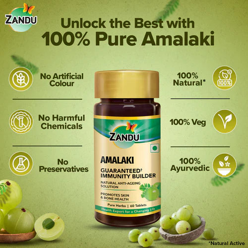 Zandu Amla Tablets - 60 tabs