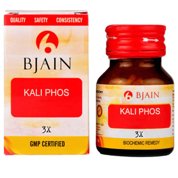 Bjain Homeopathy Kali Phosphoricum Biochemic Tablet - 3X - 25 Gm