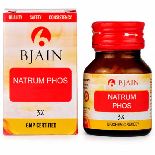 Bjain Homeopathy Natrum Phosphoricum Biochemic Tablet - 3X - 450 gm