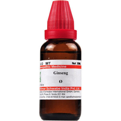 Dr. Willmar Schwabe India Ginseng Mother Tincture Q - 30 ml