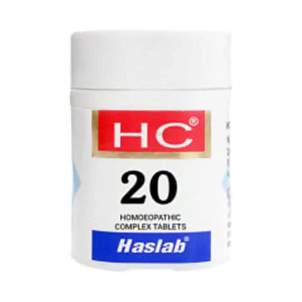 Haslab HC 20 Nux Vomica Complex Tablets - 20 gm