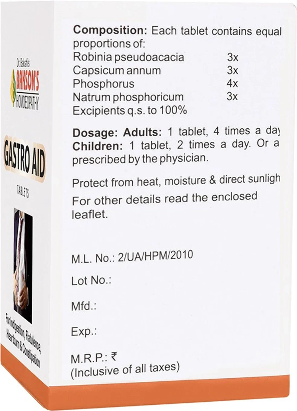 Bakson's Homeopathy Calci Aid Tablets - 75 Tablets