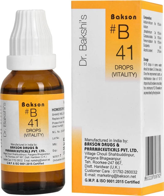 Bakson's Homeopathy B41 Drops - 30 ml