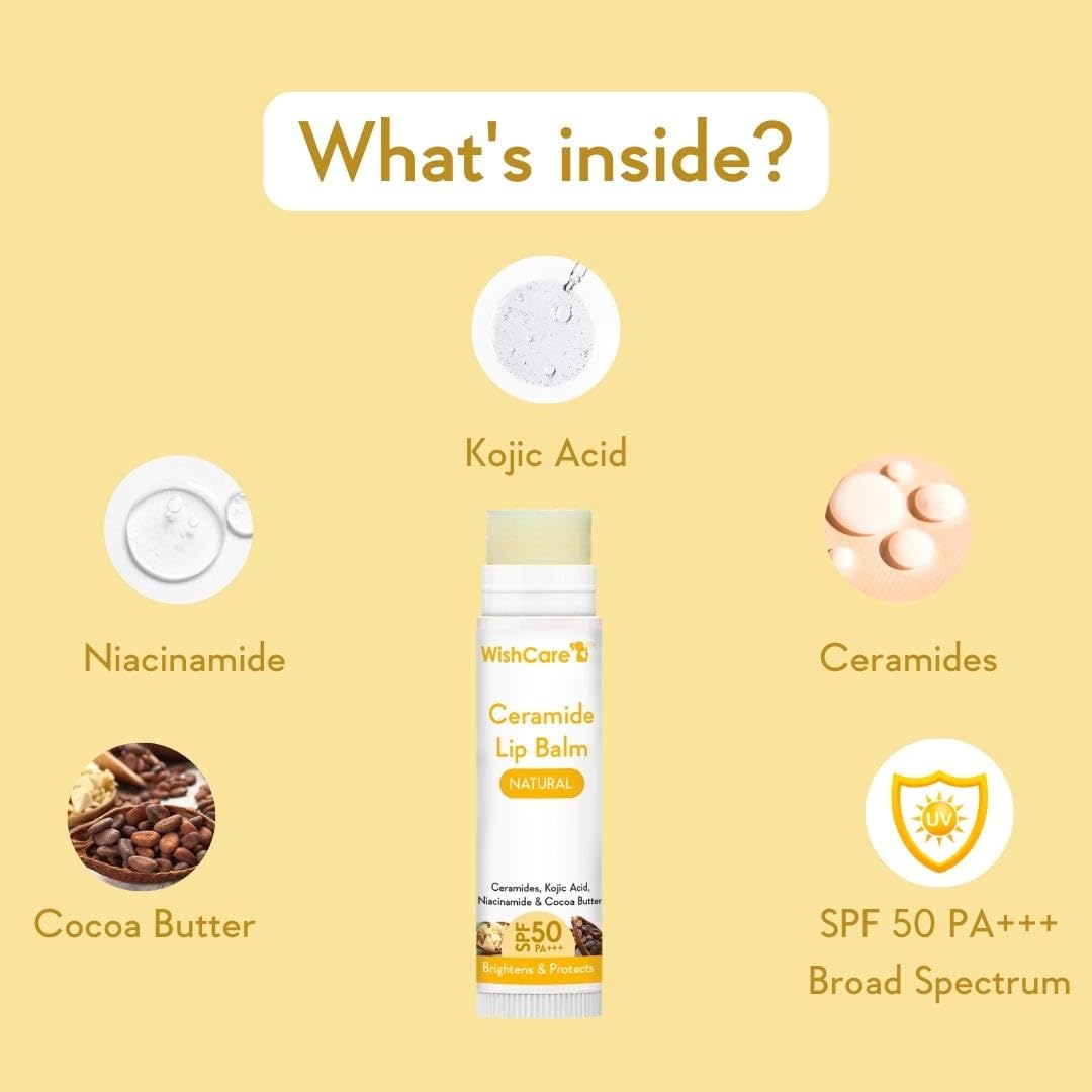 Wishcare Lip Balm Combo - Tinted SPF 50+++ & Natural - combo
