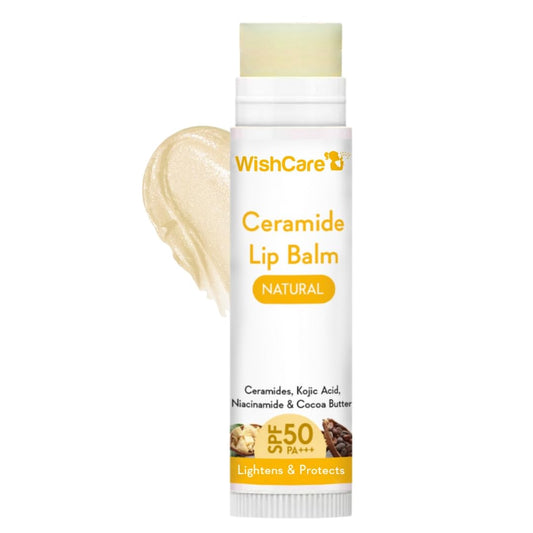 Wishcare Ceramide Lip Balm with SPF50 PA+++ - Natural - 5 gm